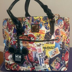 Dooney & Bourke Colorful Disney Collage Tote